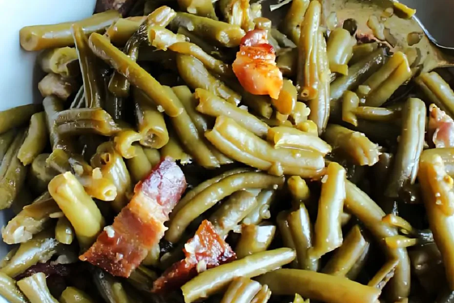 southern crockpot green beans recipe
