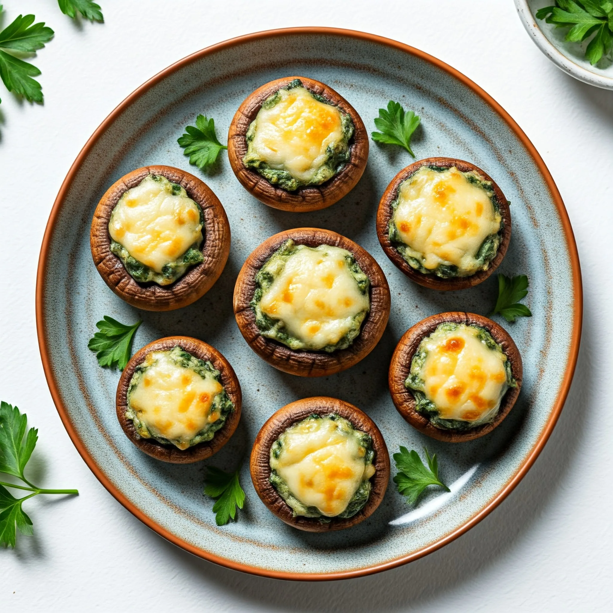 spinach dip stuffed mushrooms recipe