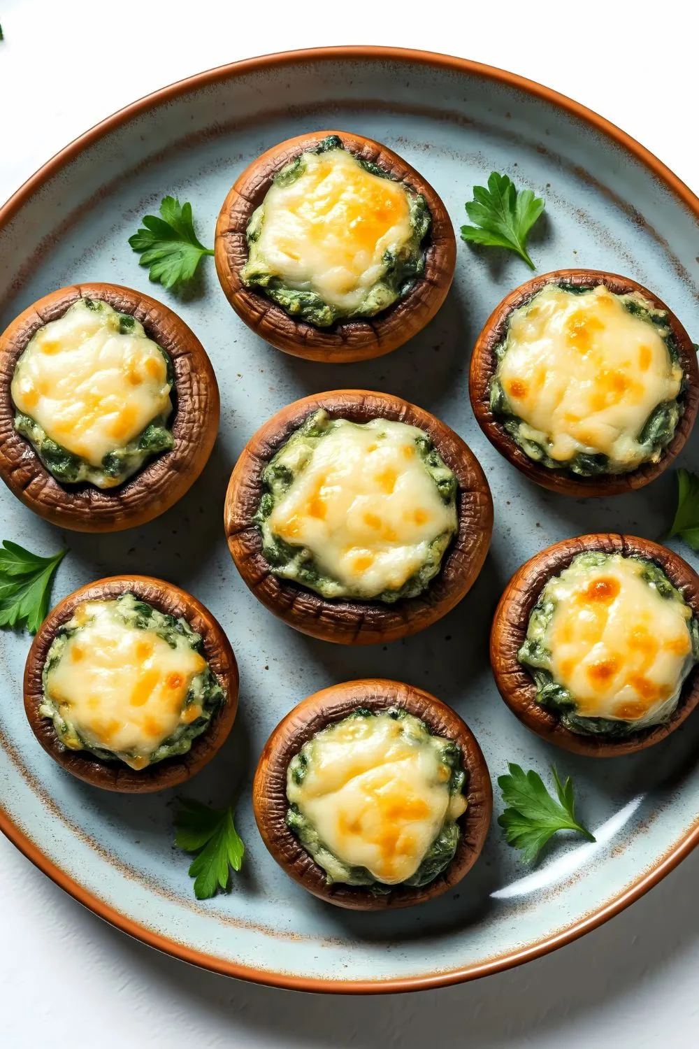 spinach dip stuffed mushrooms recipe