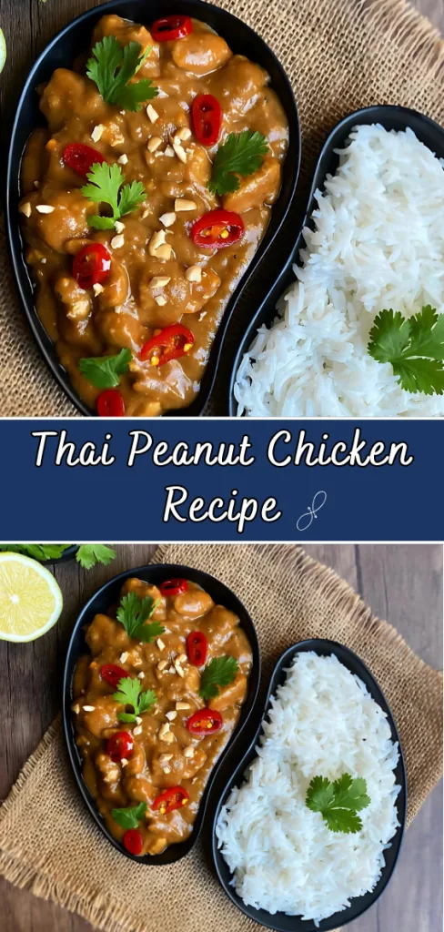 thai peanut chicken recipe