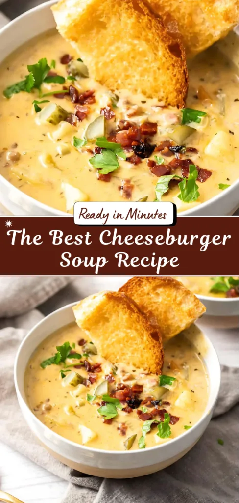 The Best Cheeseburger Soup Recipe