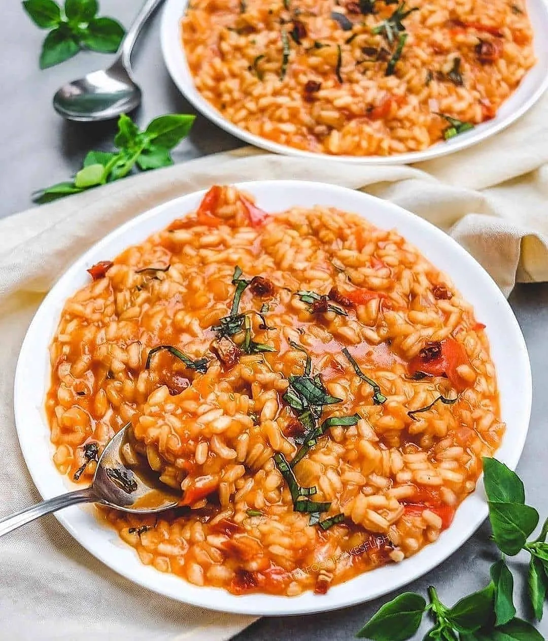tomato basil risotto recipe