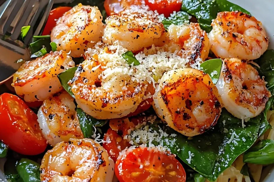 tomato spinach shrimp pasta recipe