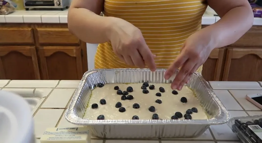 Add Blueberries to the Batter