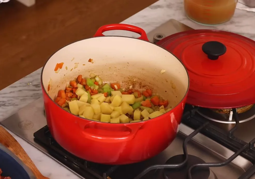 Add Liquids and Main Ingredients