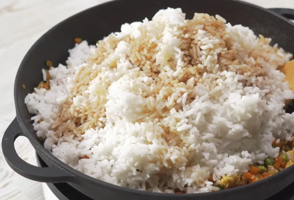 Add Protein and Cold Rice
