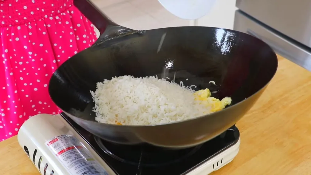 Add Rice and Seasoning