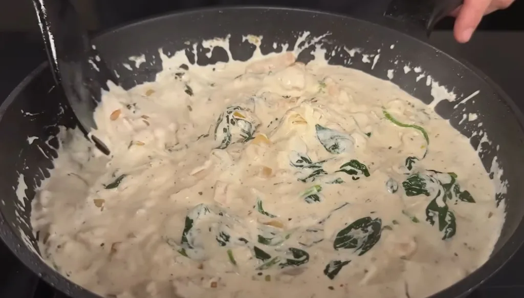 Add Veggies and Chicken