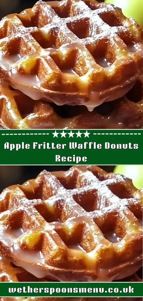 Apple Fritter Waffle Donuts