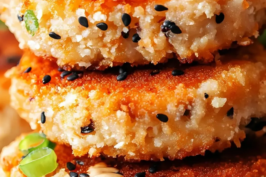 Asian Style Tuna Cakes with Spicy Mayo Recipe