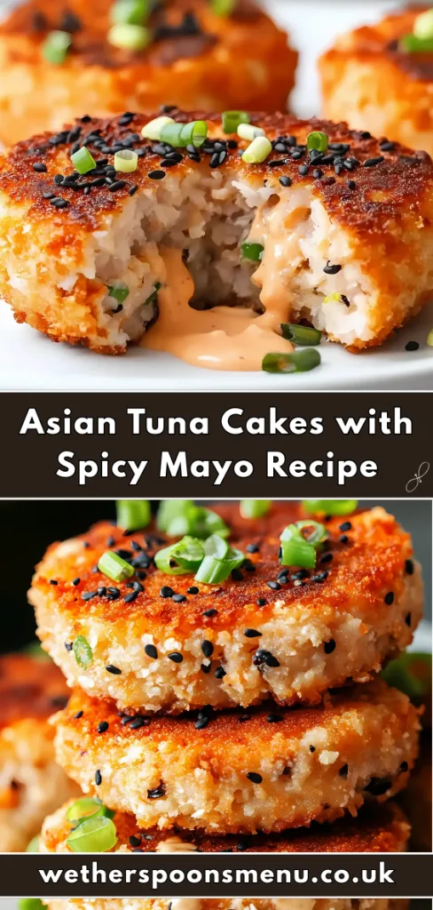 Asian Style Tuna Cakes with Spicy Mayo Recipe