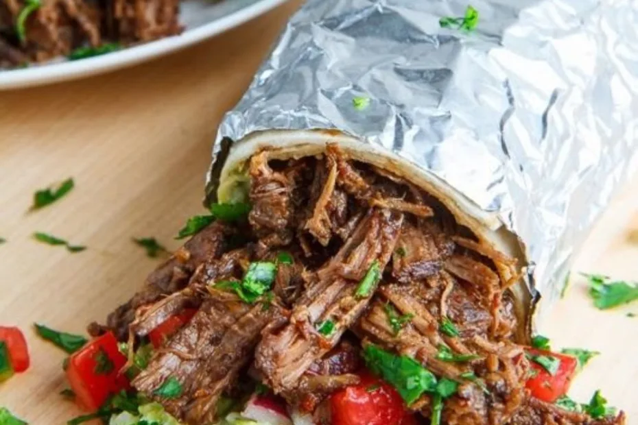 Barbacoa Burritos Recipe