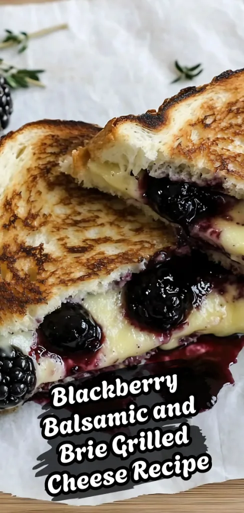 Blackberry Balsamic and Brie Grilled Cheese Recipe