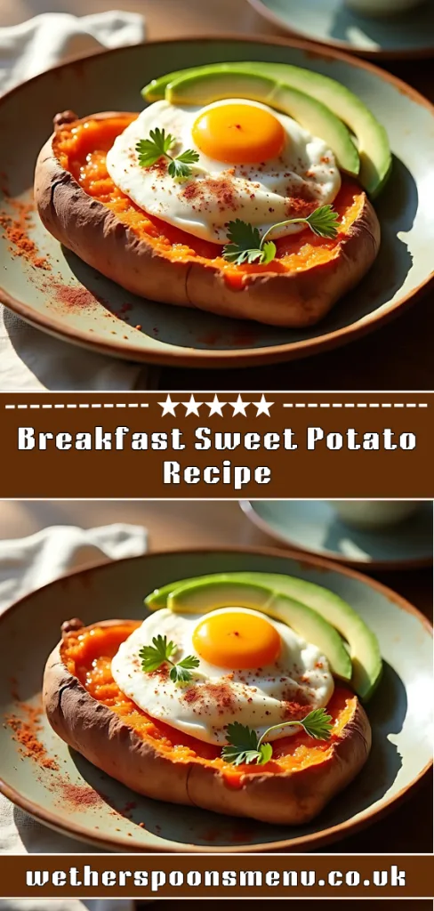 Breakfast Sweet Potato