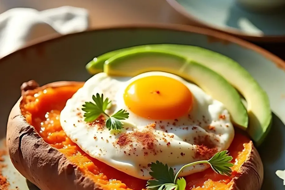 Breakfast Sweet Potato