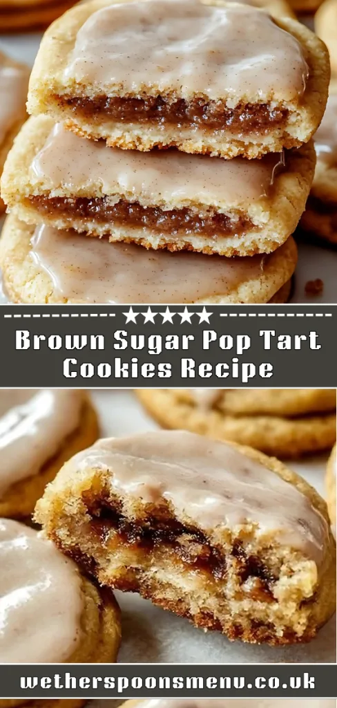 Brown Sugar Pop Tart Cookies