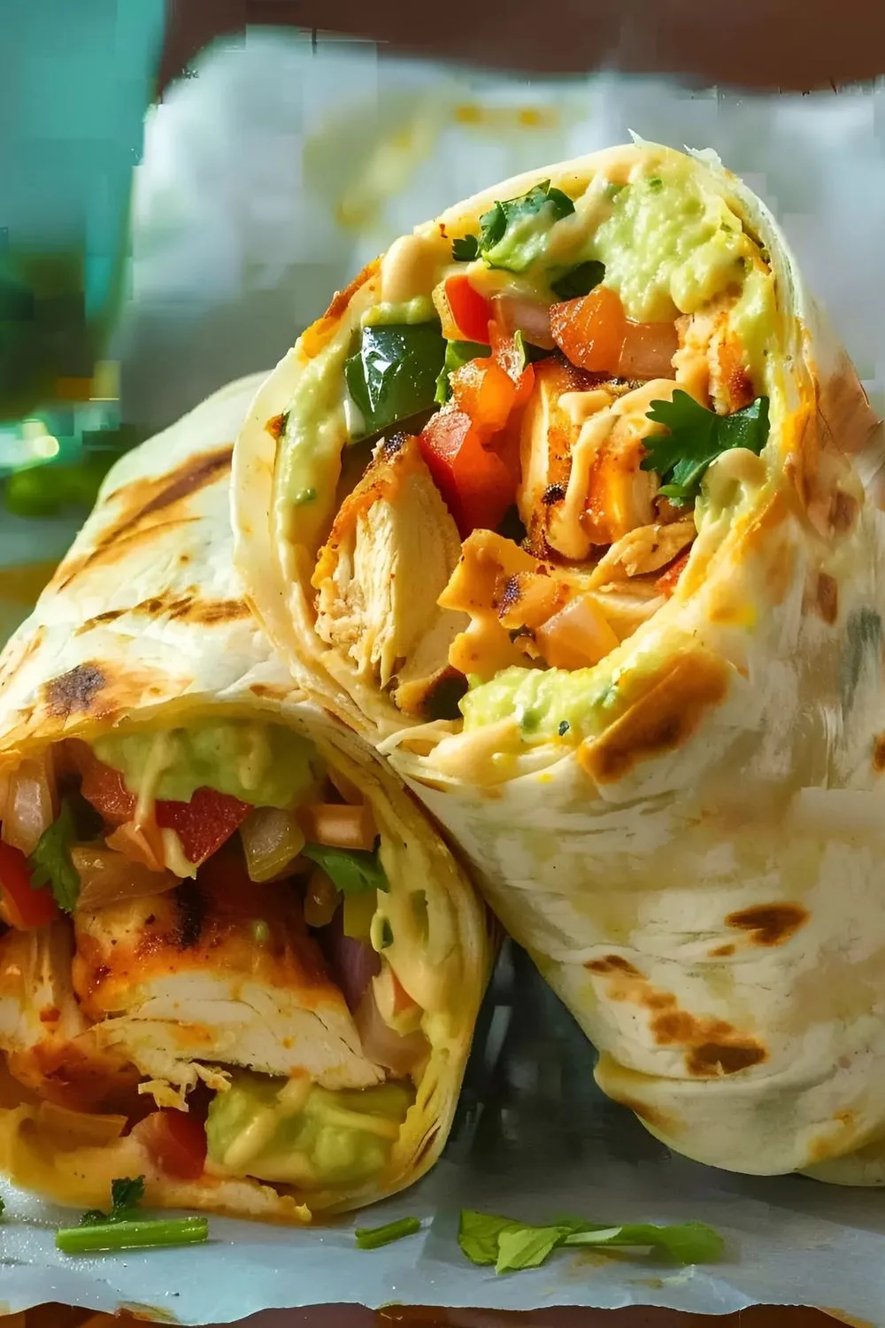 Chipotle Ranch Grilled Chicken Burrito Recipe