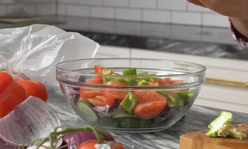 Chop and Dress the Salad