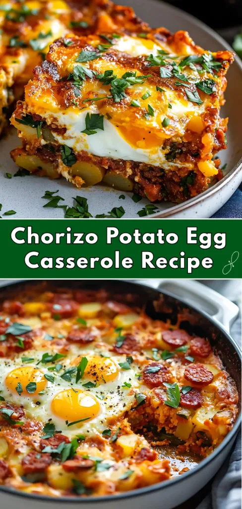 Chorizo Potato Egg Casserole Recipe