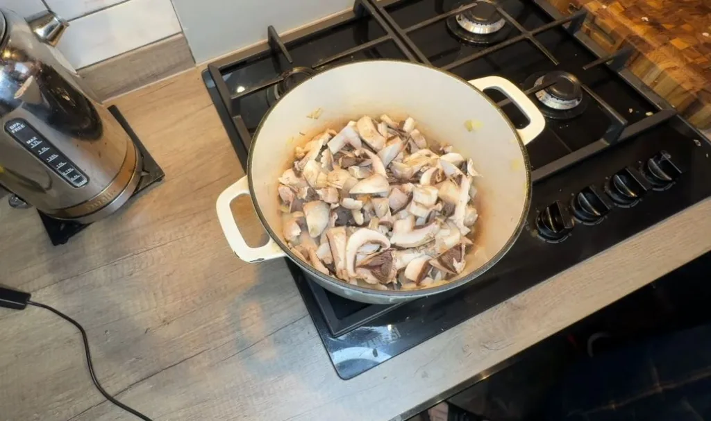 Cook the Mushrooms