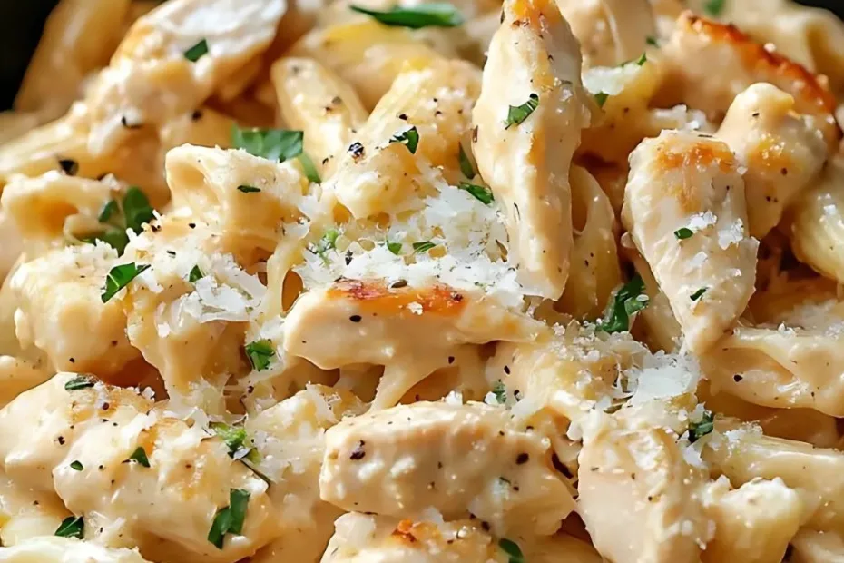 Creamy Italian Chicken Pasta recipe