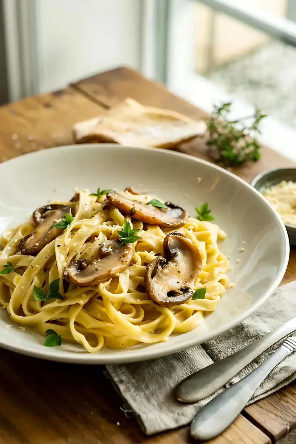 Creamy Oyster Mushroom Pasta Recipe