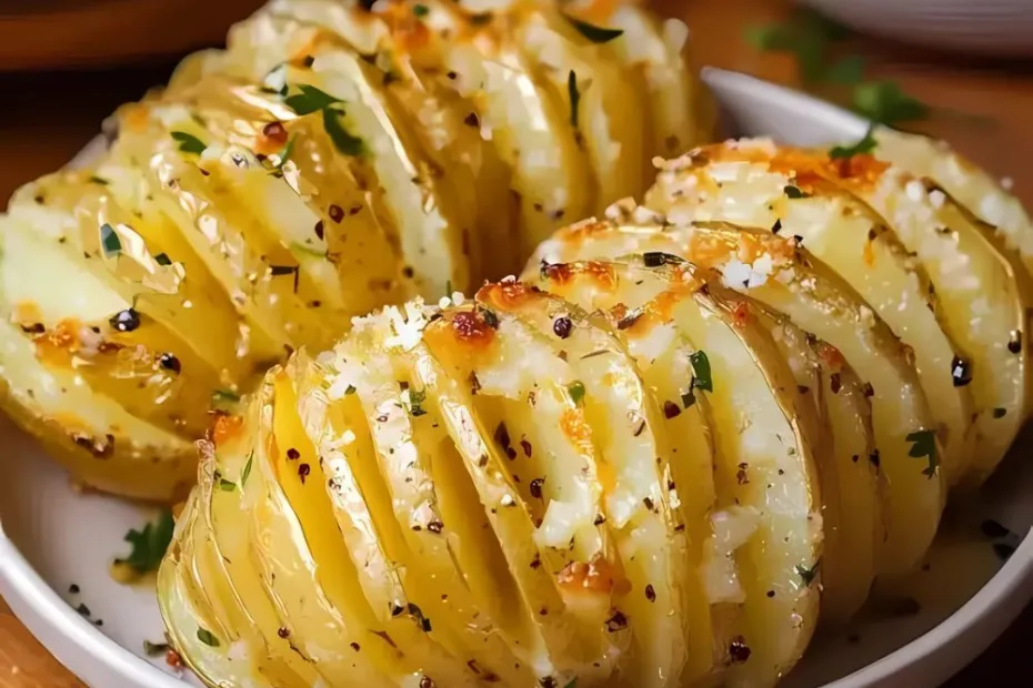 Crispy Garlic Butter Potatoes Recipe