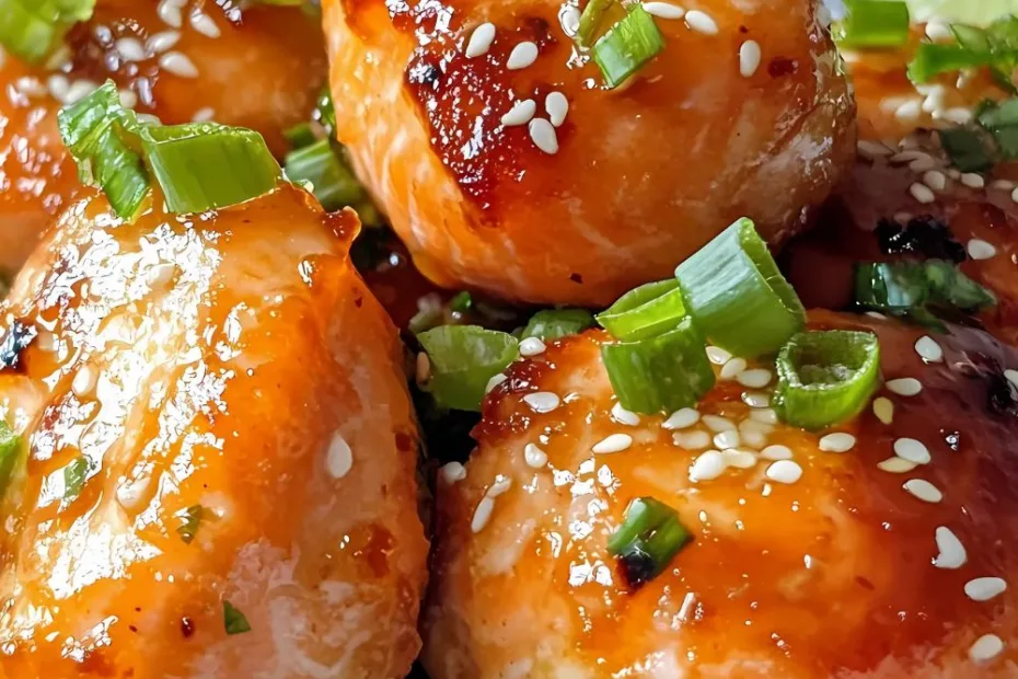 Crispy Honey Garlic Salmon Bites Recipe