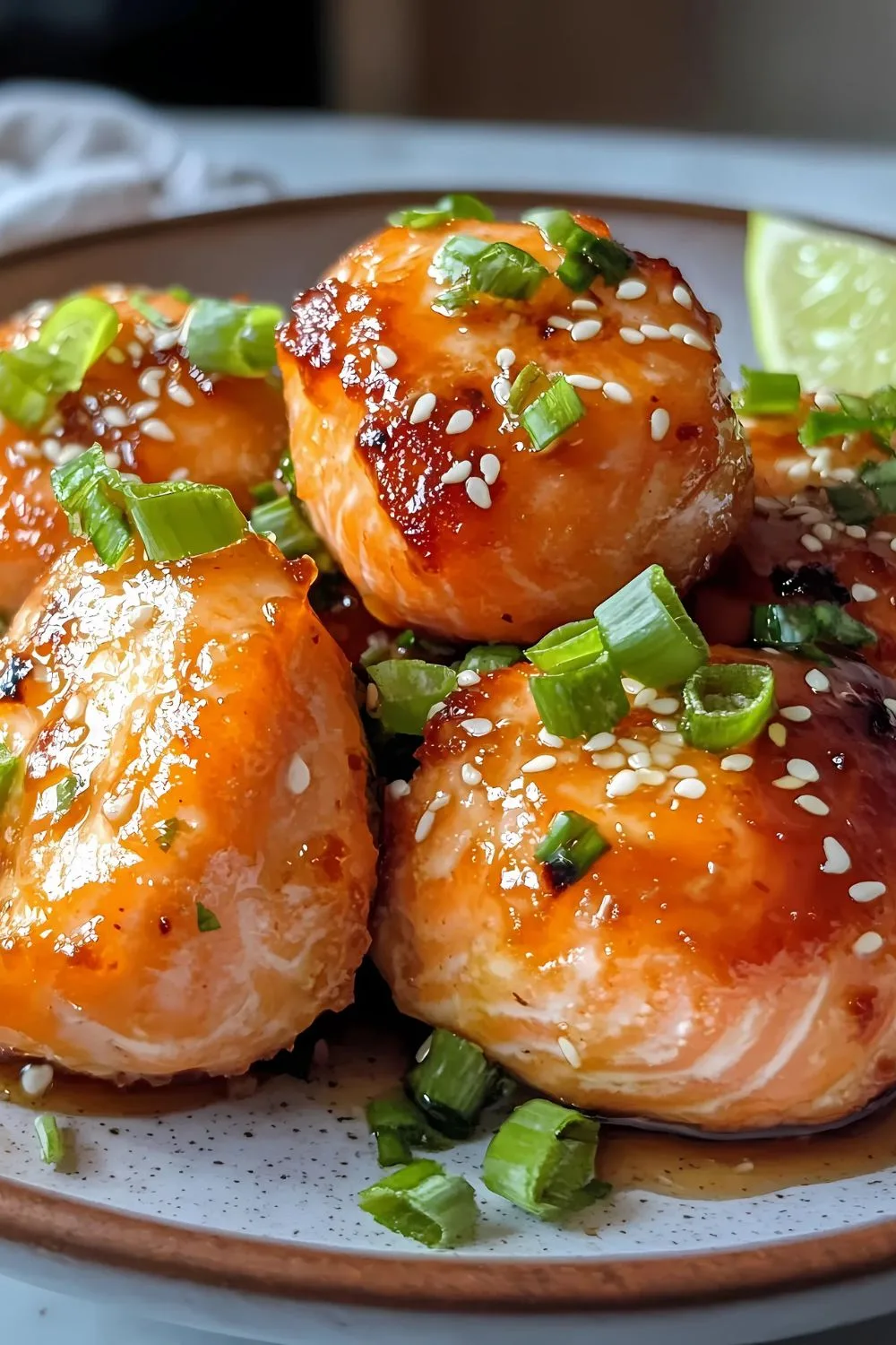 Crispy Honey Garlic Salmon Bites Recipe