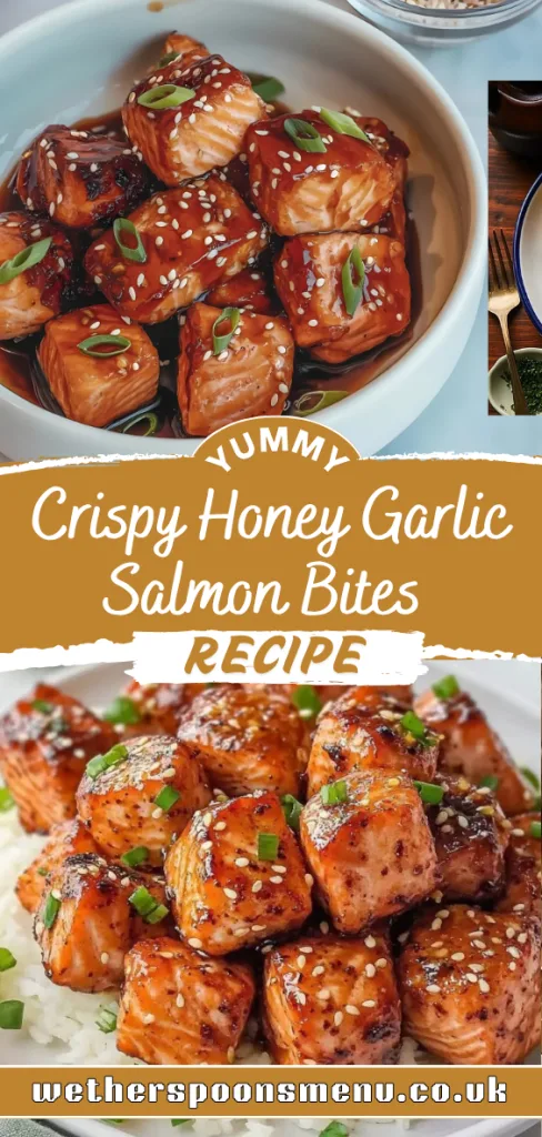 Crispy Honey Garlic Salmon Bites Recipe