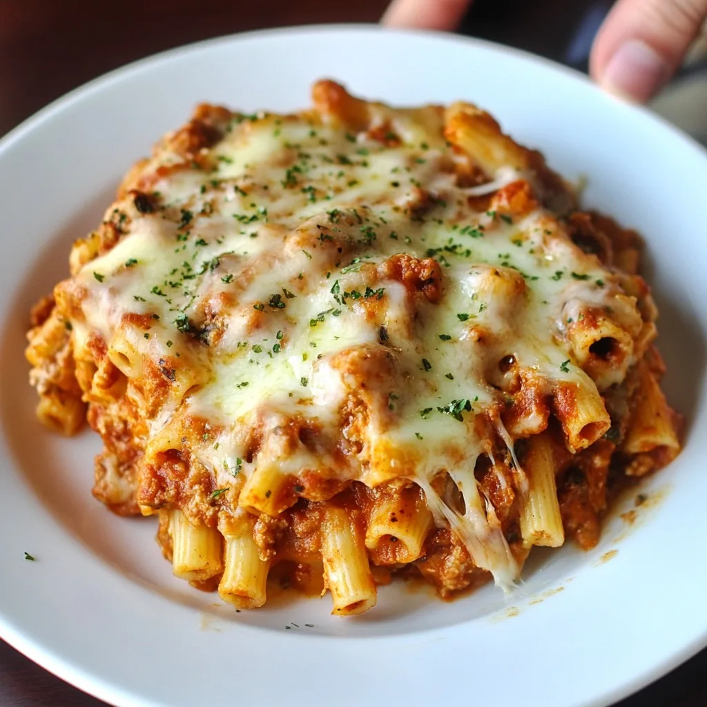 Crockpot Baked Ziti recipe