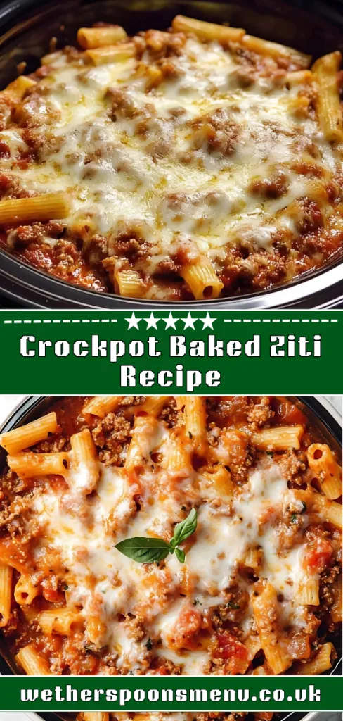 Crockpot Baked Ziti recipe