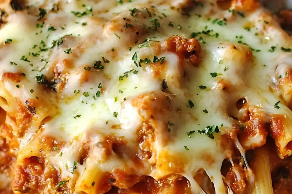 Crockpot Baked Ziti recipe