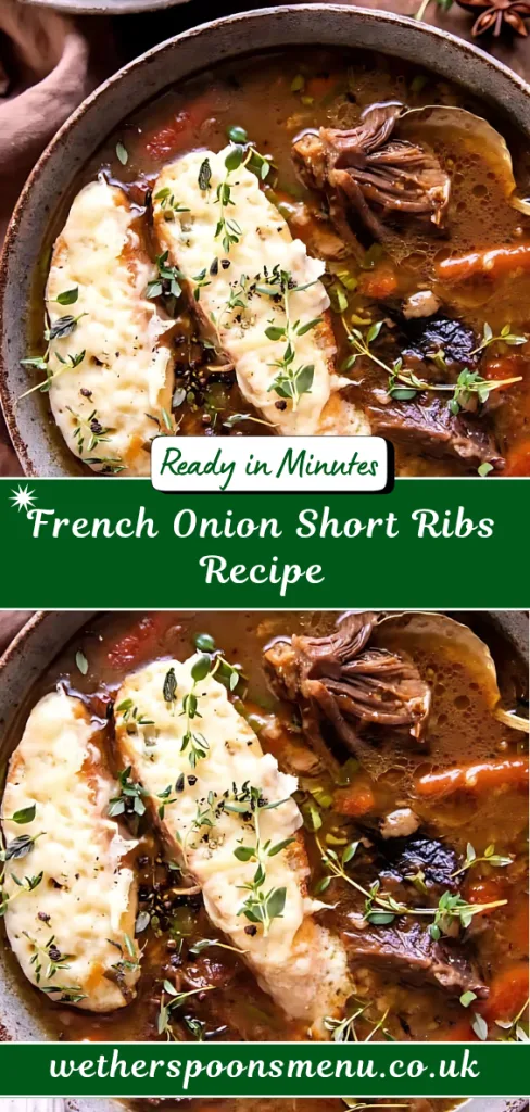 French Onion Short Ribs Recipe