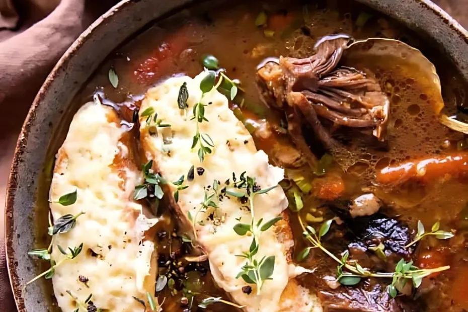 French Onion Short Ribs Recipe