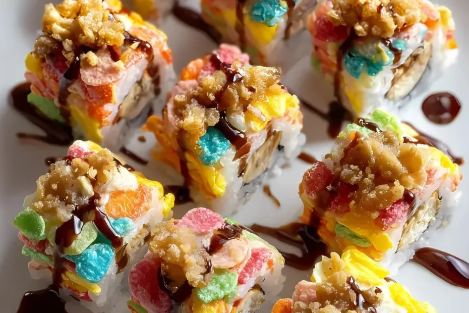Fruity Pebbles Sushi Recipe