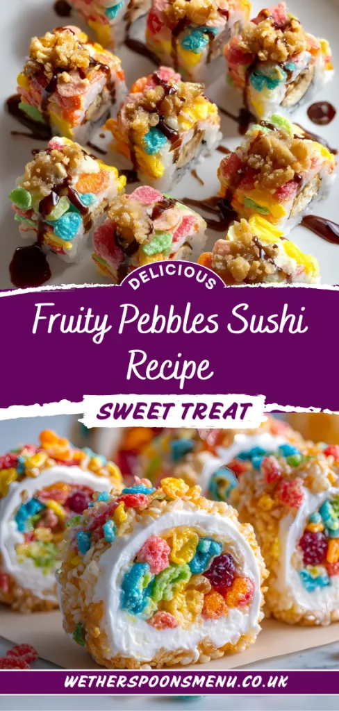 Fruity Pebbles Sushi Recipe