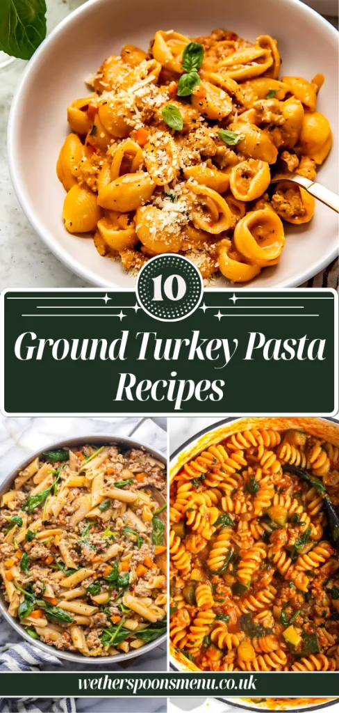 Ground Turkey Pasta Recipes
