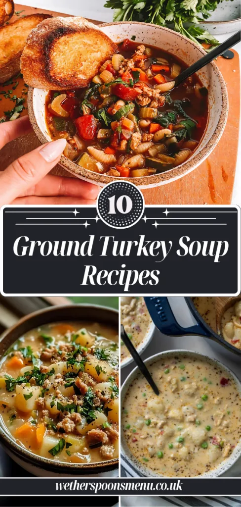 Ground Turkey Soup Recipes