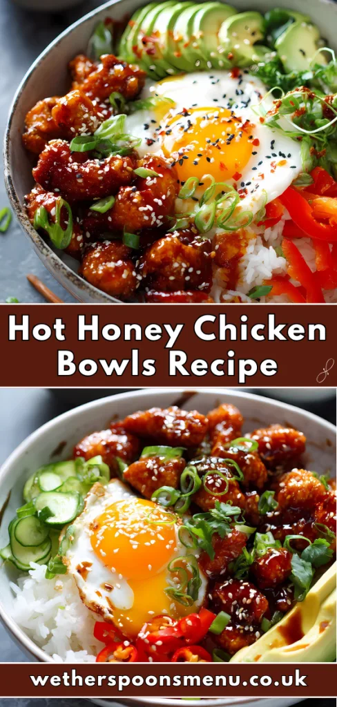 Hot Honey Chicken Bowls Recipe