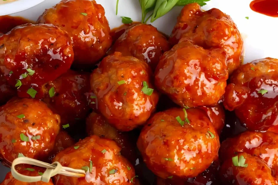 Hot Honey Chicken Meatballs Recipe
