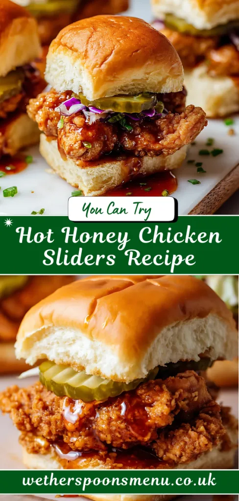 Hot Honey Chicken Sliders Recipe