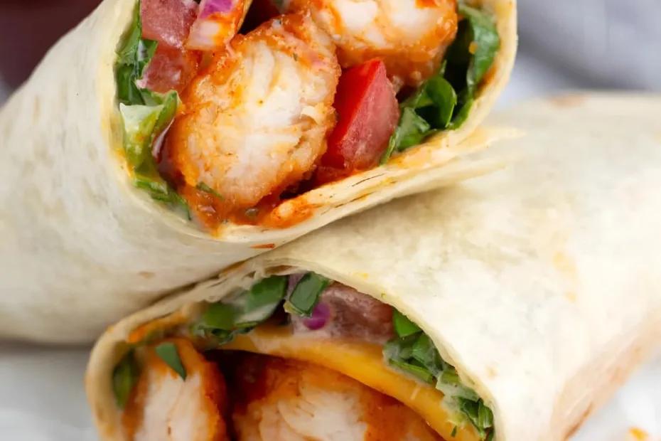 Hot Honey Chicken Wraps Recipe
