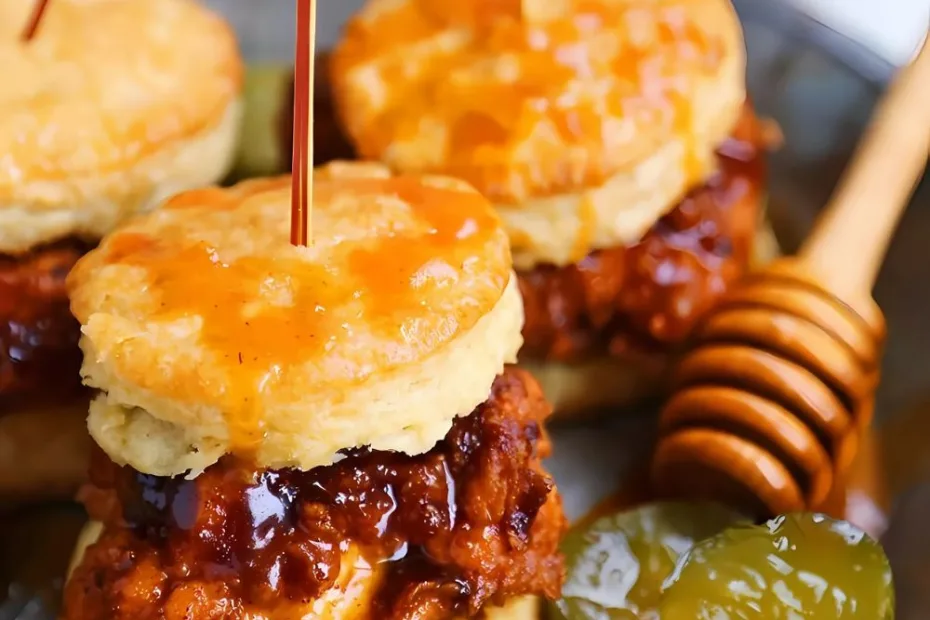 Hot Honey Chicken and Biscuits Recipe
