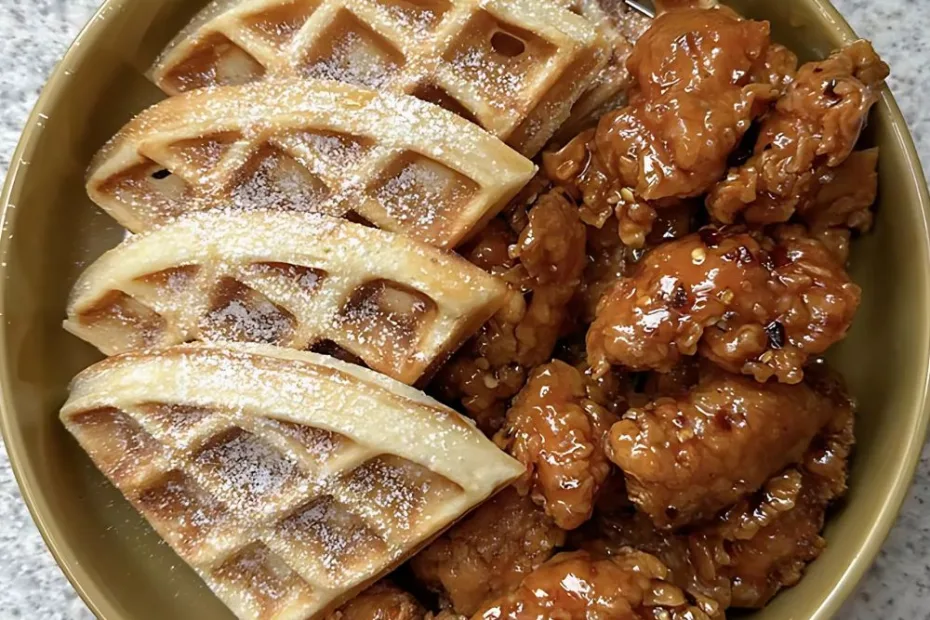 Hot Honey Chicken and Waffles Recipe