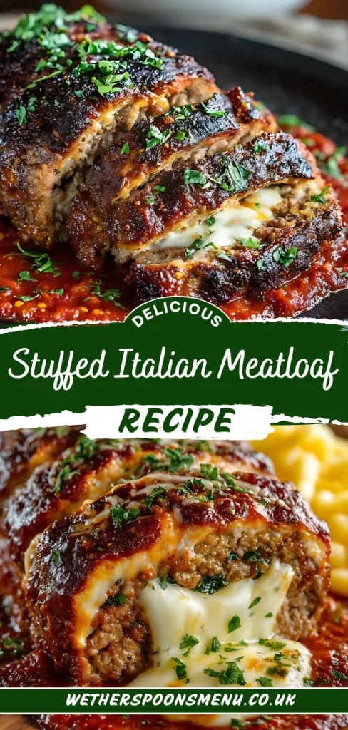 Italian Stuffed Meatloaf Recipe