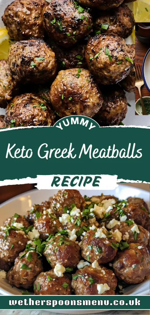 Keto Greek Meatballs Recipe