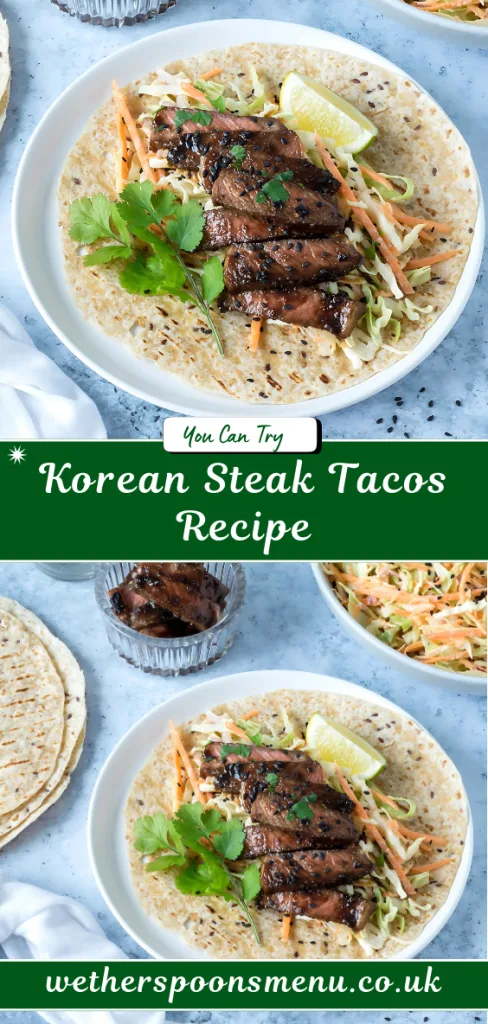Korean Steak Tacos Recipe