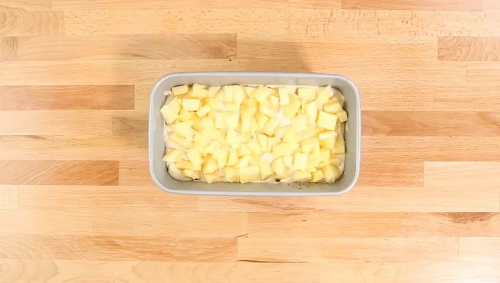 Layer the Batter and Apples