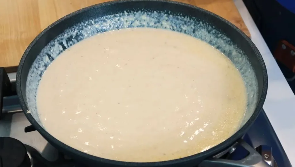 Make the Alfredo Sauce